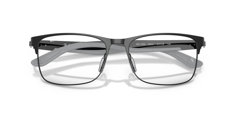 ANTEOJOS OPTICOS RAY-BAN RX7550  NEGRO UNISEX - 5