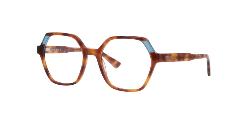 ANTEOJOS OPTICOS UNOFFICIAL 0UO2240 TEAL LAMINATION ON HAVANA MUJER - 2