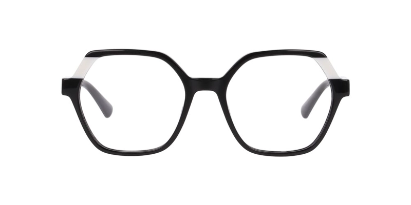 ANTEOJOS OPTICOS UNOFFICIAL 0UO2240 CREAM LAMINATION ON BLACK MUJER - 1