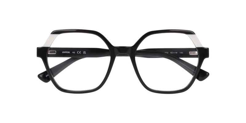 ANTEOJOS OPTICOS UNOFFICIAL 0UO2240 CREAM LAMINATION ON BLACK MUJER - 5