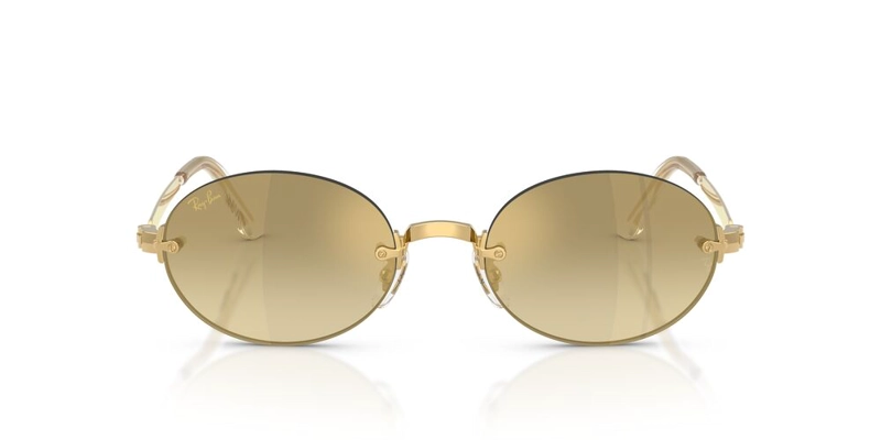 ANTEOJOS DE SOL RAY-BAN 0RB3929 ARISTA BROWN MIRROR GOLD GRADIENT UNISEX - 1