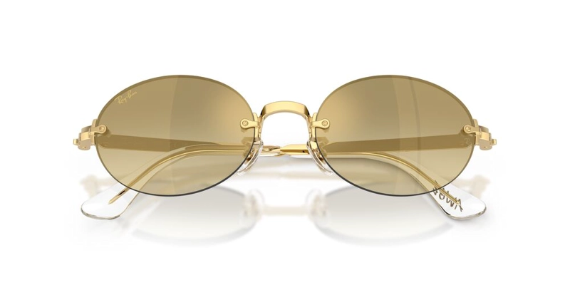 ANTEOJOS DE SOL RAY-BAN 0RB3929 ARISTA BROWN MIRROR GOLD GRADIENT UNISEX - 5