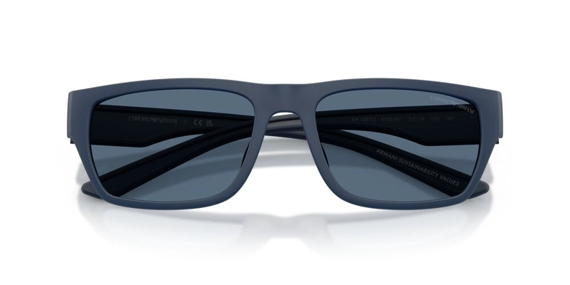 ANTEOJOS DE SOL EMPORIO ARMANI 0EA4267U RUBBERIZED MATTE BLUE DARK BLUE HOMBRE - 5