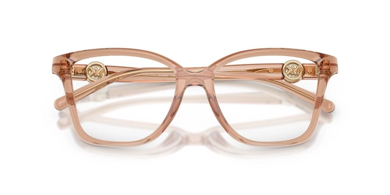 ANTEOJOS OPTICOS MICHAEL KORS 0MK4180U KOBE LIGHT BROWN TRANSPARENT MUJER - 5