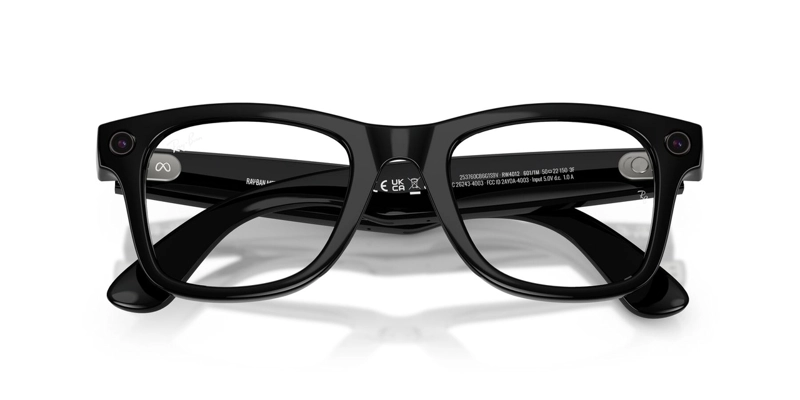 ANTEOJOS CON IA RAY-BAN WAYFARER 0RW4012 NEGRO UNISEX META GEN 2 - 5
