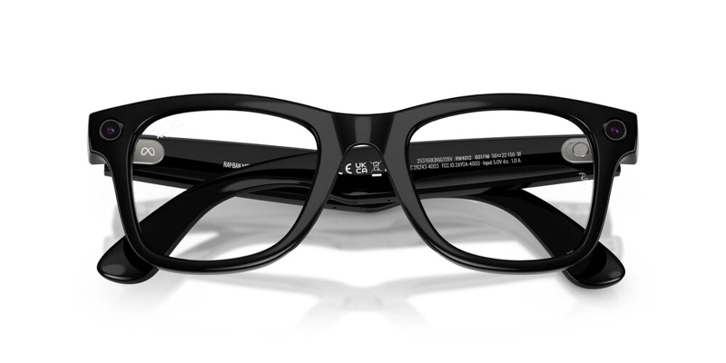 ANTEOJOS CON IA RAY-BAN WAYFARER 0RW4012 NEGRO UNISEX META GEN 2 - 5