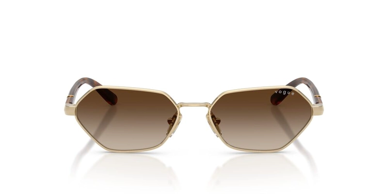 ANTEOJOS DE SOL MUJER VOGUE PALE GOLD BROWN GRADIENT DORADO - 1
