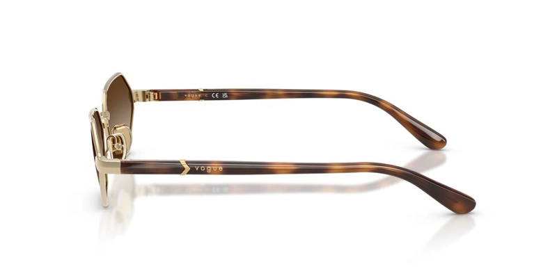 ANTEOJOS DE SOL MUJER VOGUE PALE GOLD BROWN GRADIENT DORADO - 3