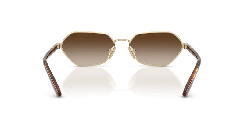 ANTEOJOS DE SOL MUJER VOGUE PALE GOLD BROWN GRADIENT DORADO - 4