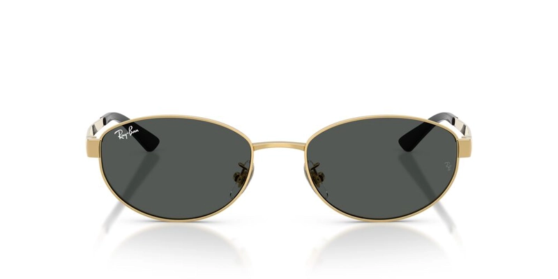 ANTEOJOS DE SOL UNISEX RAY-BAN ARISTA DARK GREY DORADO - 1