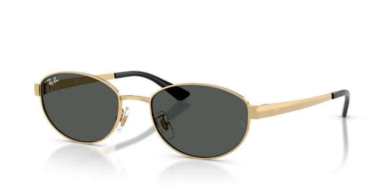ANTEOJOS DE SOL UNISEX RAY-BAN ARISTA DARK GREY DORADO - 2