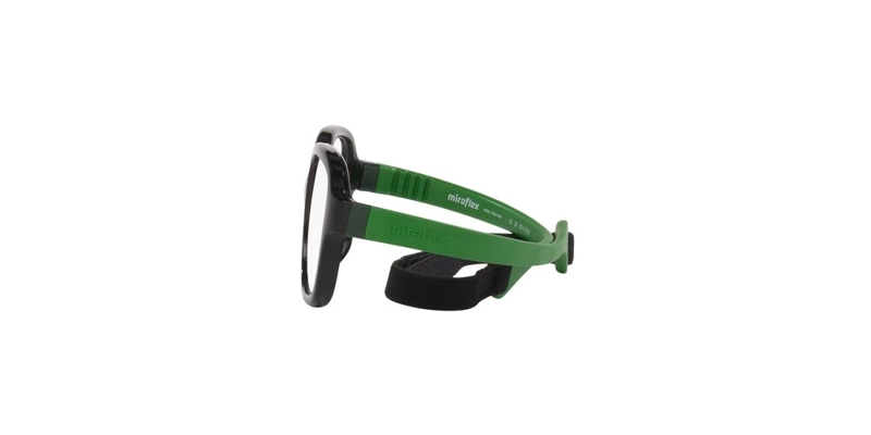 ANTEOJOS OPTICOS UNISEX MIRAFLEX BLACK NEGRO - 3
