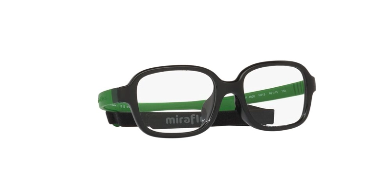 ANTEOJOS OPTICOS UNISEX MIRAFLEX BLACK NEGRO - 6
