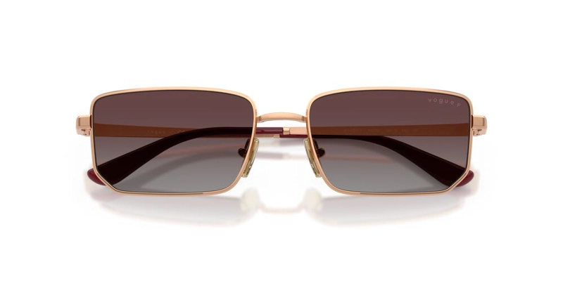 ANTEOJOS DE SOL MUJER VOGUE ROSE GOLD POLAR GREY GRADIENT VIOLET DORADO - 5