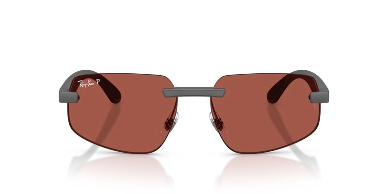 ANTEOJOS DE SOL UNISEX RAY-BAN SAND GREY POLAR RED GRIS - 1