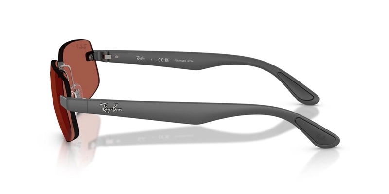 ANTEOJOS DE SOL UNISEX RAY-BAN SAND GREY POLAR RED GRIS - 3