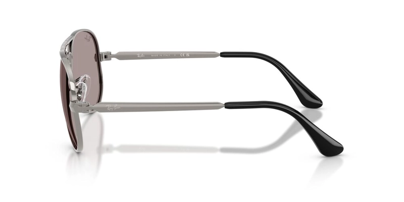 ANTEOJOS DE SOL UNISEX RAY-BAN AVIATOR MAX GUNMETAL VIOLET GRIS - 3