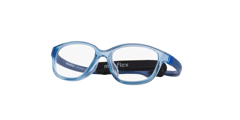 ANTEOJOS OPTICOS UNISEX MIRAFLEX TRANSLUCENT BLUE AZUL - 2