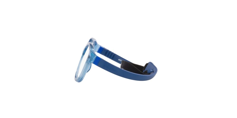 ANTEOJOS OPTICOS UNISEX MIRAFLEX TRANSLUCENT BLUE AZUL - 3