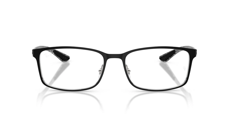 ANTEOJOS OPTICOS UNISEX RAY-BAN MATTE BLACK ON SILVER NEGRO - 1