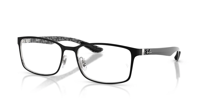 ANTEOJOS OPTICOS UNISEX RAY-BAN MATTE BLACK ON SILVER NEGRO - 2