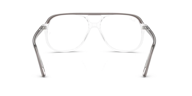 ANTEOJOS OPTICOS UNISEX RAY-BAN GREY ON TRANSPARENT GRIS - 4