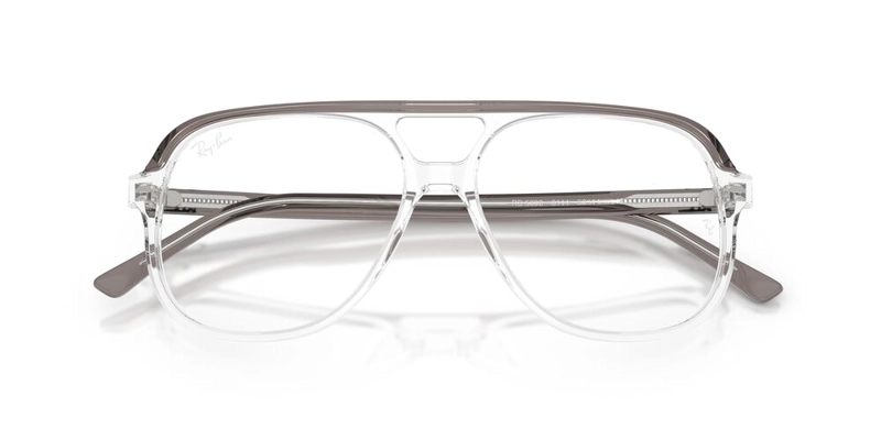 ANTEOJOS OPTICOS UNISEX RAY-BAN GREY ON TRANSPARENT GRIS - 5