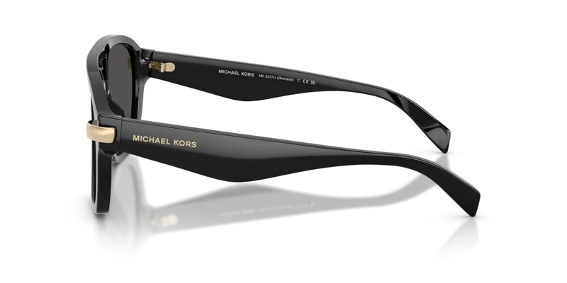 ANTEOJOS DE SOL MUJER MICHAEL KORS GRENADA BLACK GREY MONO NEGRO - 3