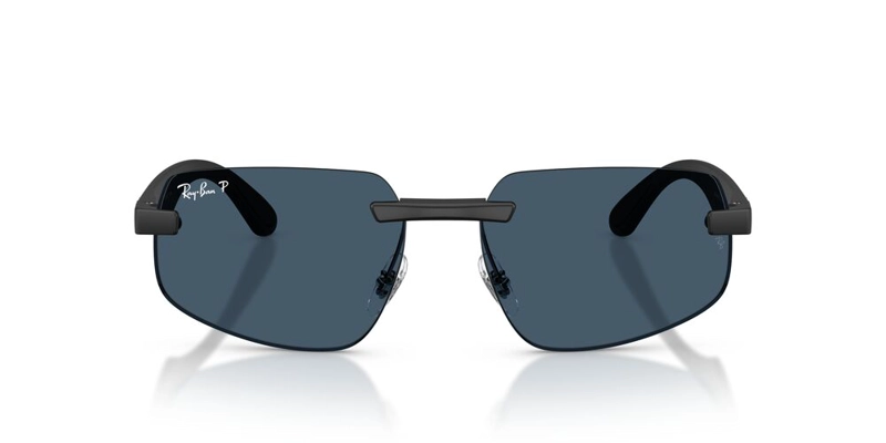 ANTEOJOS DE SOL UNISEX RAY-BAN SAND BLACK POLAR BLUE NEGRO - 1