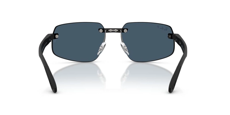 ANTEOJOS DE SOL UNISEX RAY-BAN SAND BLACK POLAR BLUE NEGRO - 4