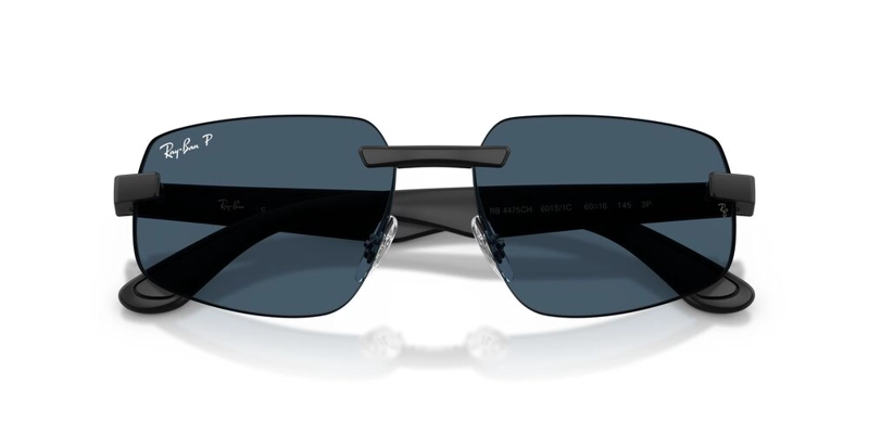 ANTEOJOS DE SOL UNISEX RAY-BAN SAND BLACK POLAR BLUE NEGRO - 5