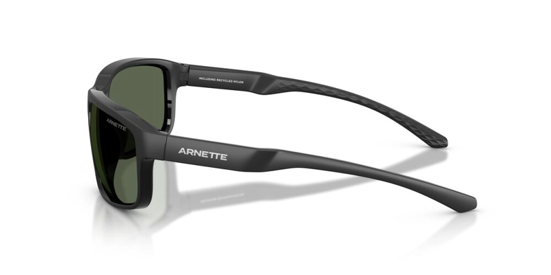ANTEOJOS DE SOL HOMBRE ARNETTE MATTE RECYCLED BLACK DARK GREEN NEGRO - 3