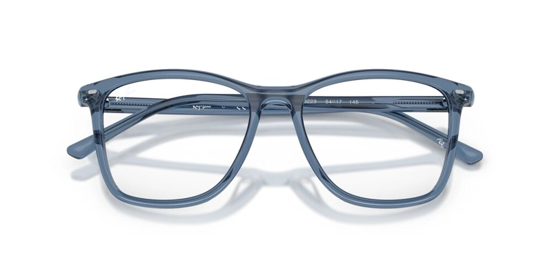 ANTEOJOS OPTICOS UNISEX RAY-BAN TRANSPARENT BLUE AZUL - 5