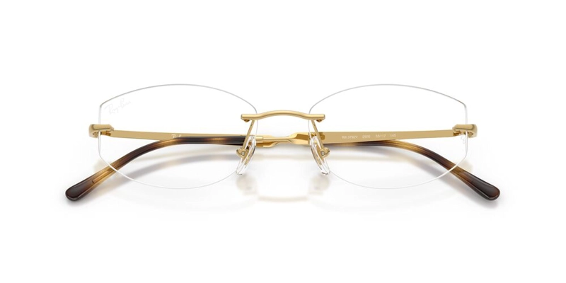 ANTEOJOS OPTICOS UNISEX RAY-BAN GOLD DORADO - 5