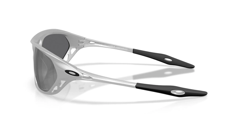 ANTEOJOS DE SOL UNISEX OAKLEY CAGE JACKET X-SILVER PRIZM BLACK POLARIZED PLATEADO - 3
