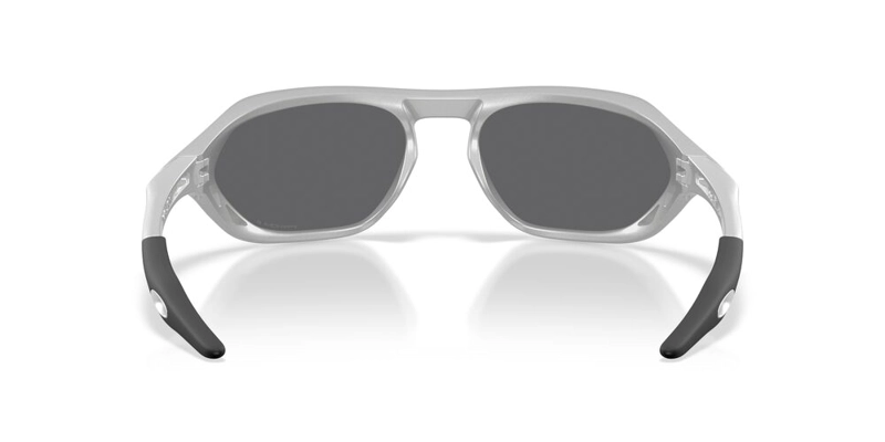 ANTEOJOS DE SOL UNISEX OAKLEY CAGE JACKET X-SILVER PRIZM BLACK POLARIZED PLATEADO - 4