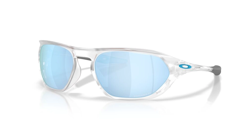 ANTEOJOS DE SOL UNISEX OAKLEY CAGE JACKET MATTE CLEAR PRIZM DEEP WATER POLARIZED TRASPARENTE - 2