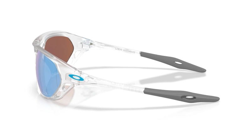 ANTEOJOS DE SOL UNISEX OAKLEY CAGE JACKET MATTE CLEAR PRIZM DEEP WATER POLARIZED TRASPARENTE - 3