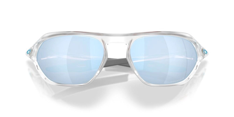 ANTEOJOS DE SOL UNISEX OAKLEY CAGE JACKET MATTE CLEAR PRIZM DEEP WATER POLARIZED TRASPARENTE - 5