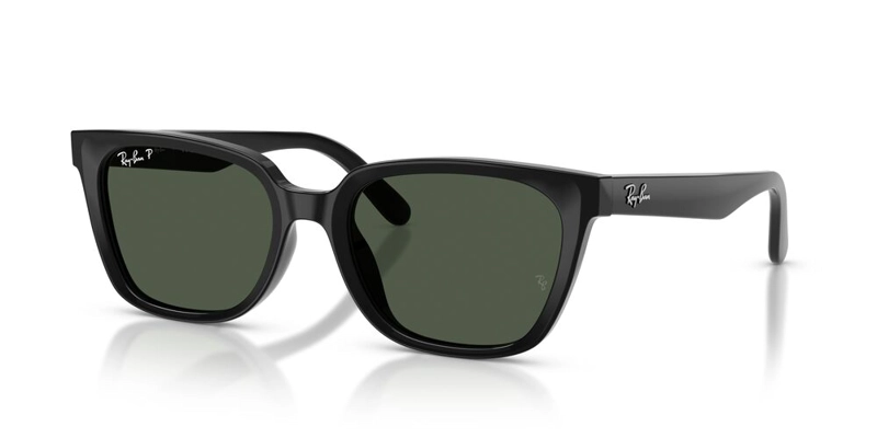 ANTEOJOS DE SOL UNISEX RAY-BAN BLACK POLAR DARK GREEN NEGRO - 2