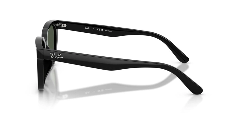 ANTEOJOS DE SOL UNISEX RAY-BAN BLACK POLAR DARK GREEN NEGRO - 3