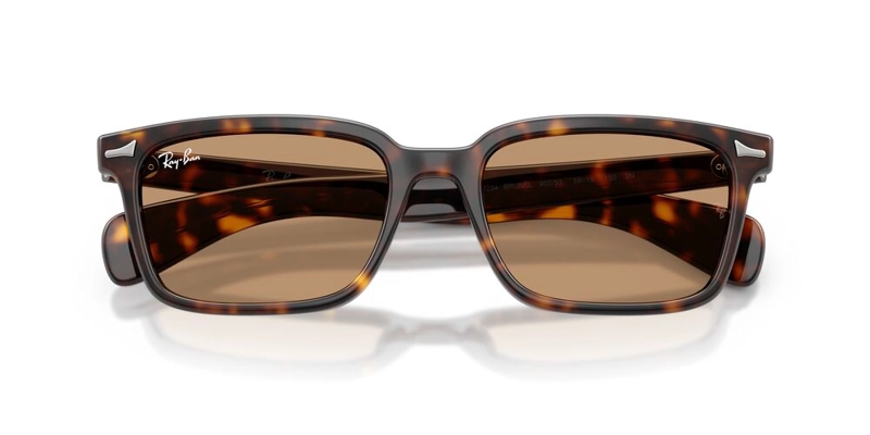 ANTEOJOS DE SOL UNISEX RAY-BAN BRUNEL HAVANA BROWN CAFE - 5
