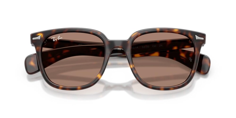 ANTEOJOS DE SOL UNISEX RAY-BAN BRUNEL II HAVANA LIGHT VIOLET CAFE - 5