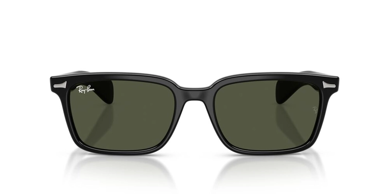 ANTEOJOS DE SOL UNISEX RAY-BAN BRUNEL BLACK GREEN NEGRO - 1