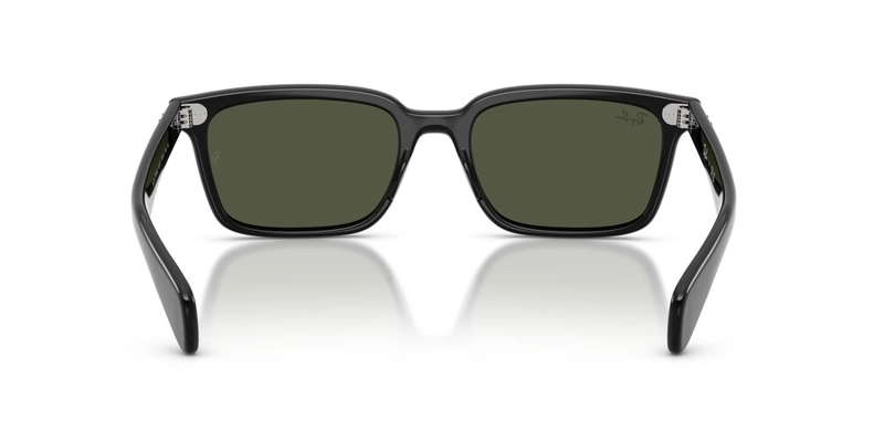 ANTEOJOS DE SOL UNISEX RAY-BAN BRUNEL BLACK GREEN NEGRO - 4