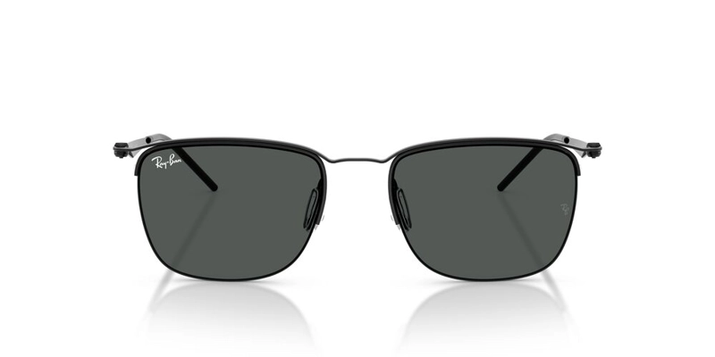ANTEOJOS DE SOL UNISEX RAY-BAN BLACK DARK GREY NEGRO - 1