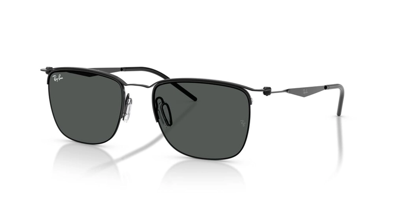 ANTEOJOS DE SOL UNISEX RAY-BAN BLACK DARK GREY NEGRO - 2