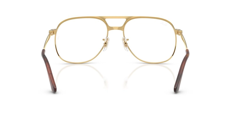 ANTEOJOS OPTICOS UNISEX RAY-BAN BILL MAX GOLD DORADO - 4