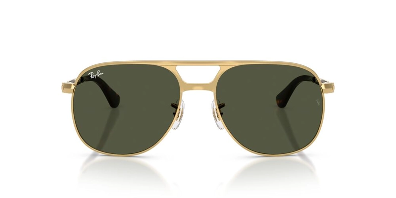 ANTEOJOS DE SOL UNISEX RAY-BAN BILL MAX ARISTA GREEN DORADO - 1