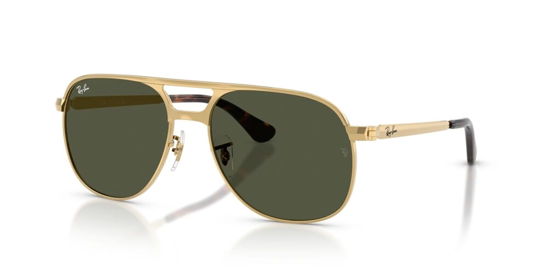 ANTEOJOS DE SOL UNISEX RAY-BAN BILL MAX ARISTA GREEN DORADO - 2